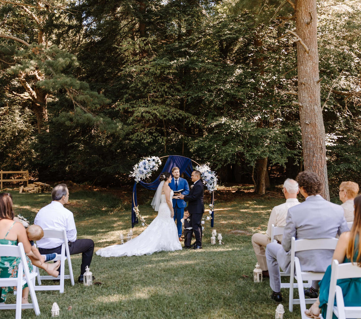 Fun & Unique – Think: mountaintop vows, forest dinners, champagne in canoes